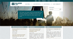 Desktop Screenshot of mcleod-law.com